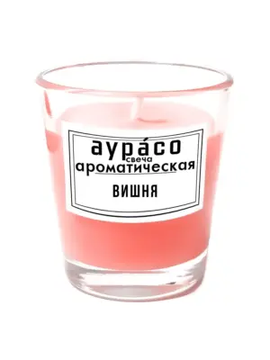 Вишня - ароматическая свеча из 100 % соевого воска, 100 г.