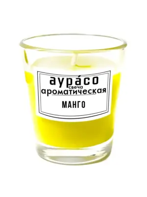 Манго - ароматическая свеча из 100 % соевого воска, 100 гр.
