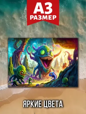 Постер на стену, размер А3