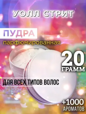 Уолл стрит - пудра для объёма волос, 20 гр