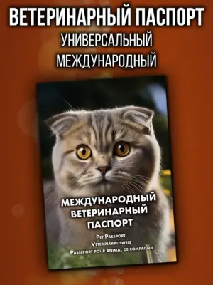 Ветеринарный паспорт для кошек и собак международный