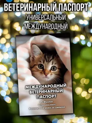 Ветеринарный паспорт для кошек и собак международный