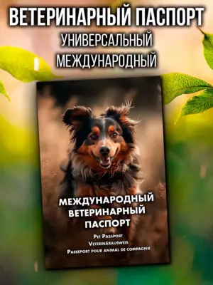 Ветеринарный паспорт для кошек и собак международный