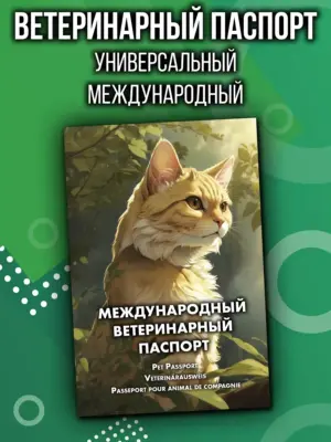 Ветеринарный паспорт для кошек и собак международный