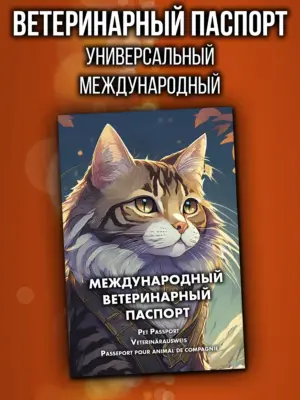 Ветеринарный паспорт для кошек и собак международный