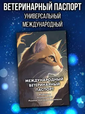 Ветеринарный паспорт для кошек и собак международный