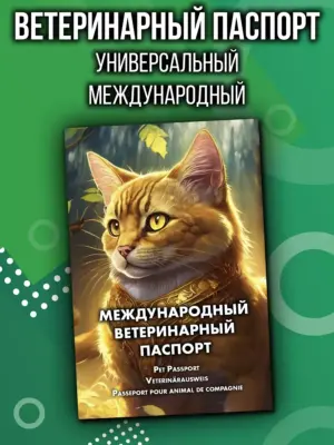 Ветеринарный паспорт для кошек и собак международный