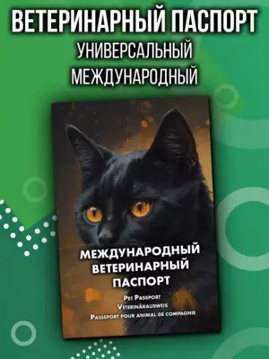 Ветеринарный паспорт для кошек и собак международный