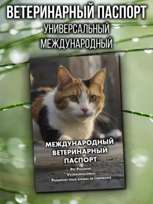 Ветеринарный паспорт для кошек и собак международный