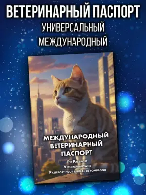 Ветеринарный паспорт для кошек и собак международный