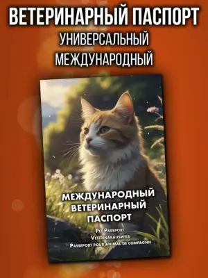 Ветеринарный паспорт для кошек и собак международный