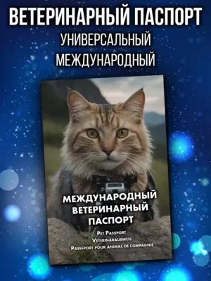 Ветеринарный паспорт для кошек и собак международный