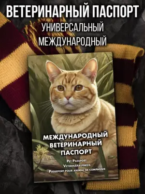 Ветеринарный паспорт для кошек и собак международный