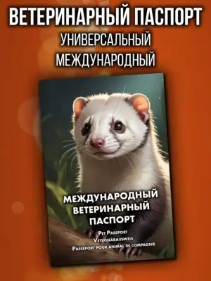 Ветеринарный паспорт для хорька международный