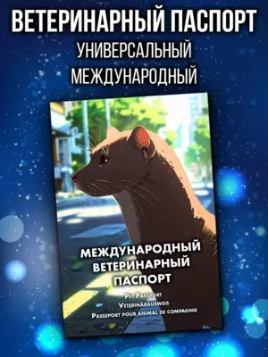 Ветеринарный паспорт для норок международный