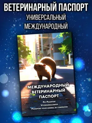 Ветеринарный паспорт для норок международный