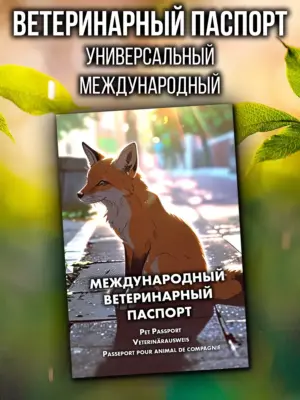 Ветеринарный паспорт для лисиц и других животных