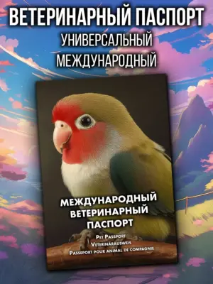 Ветеринарный паспорт для неразлучников, международный