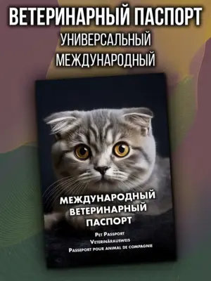 Ветеринарный паспорт для кошек и собак международный