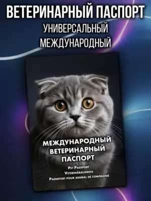 Ветеринарный паспорт для кошек и собак международный