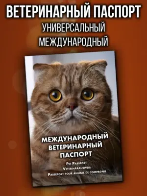 Ветеринарный паспорт для кошек и собак международный