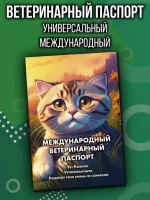 Ветеринарный паспорт для кошек и собак международный