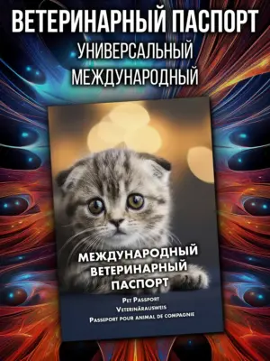 Ветеринарный паспорт для кошек и собак международный