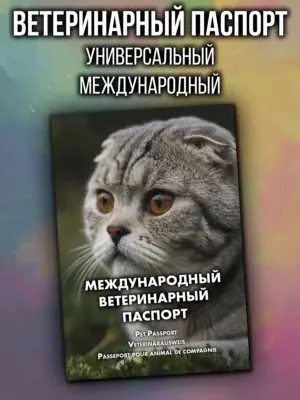 Ветеринарный паспорт для кошек и собак международный