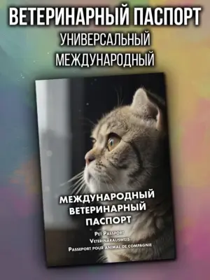 Ветеринарный паспорт для кошек и собак международный
