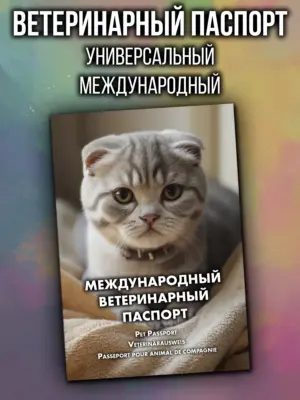Ветеринарный паспорт для кошек и собак международный