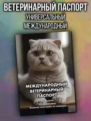 Ветеринарный паспорт для кошек и собак международный