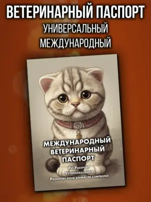 Ветеринарный паспорт для кошек и собак международный