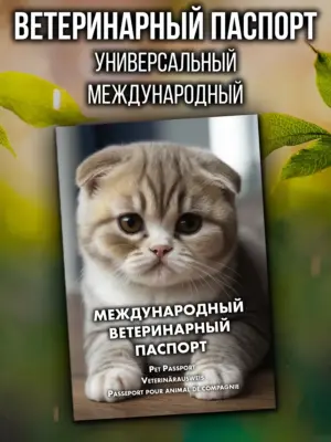 Ветеринарный паспорт для кошек международный