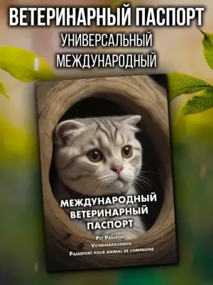 Ветеринарный паспорт для кошек и собак международный