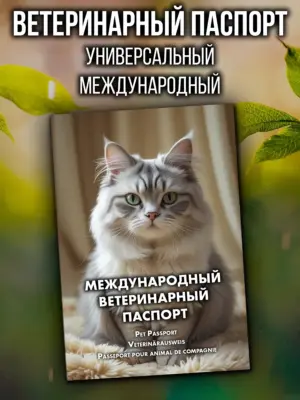 Ветеринарный паспорт для кошек и собак международный
