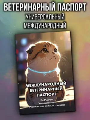Ветеринарный паспорт для кошек и собак международный