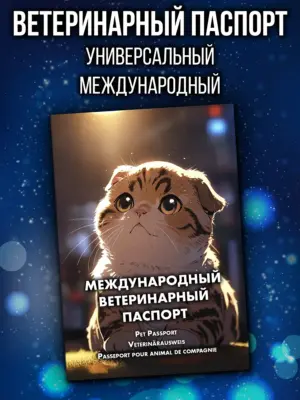 Ветеринарный паспорт для кошек и собак международный
