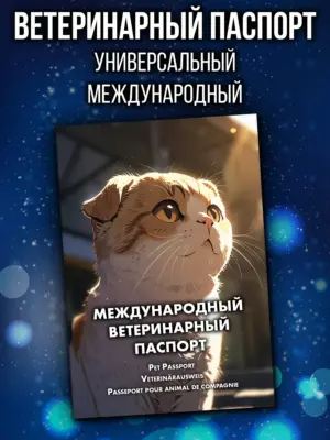Ветеринарный паспорт для кошек и собак международный