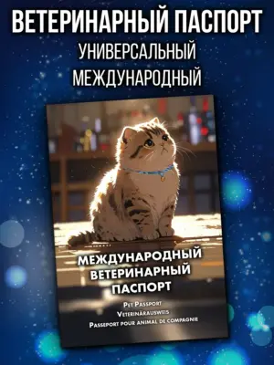 Ветеринарный паспорт для кошек и собак международный