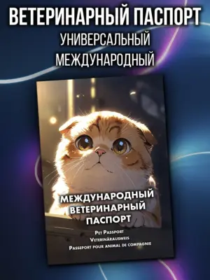 Ветеринарный паспорт для кошек и собак международный