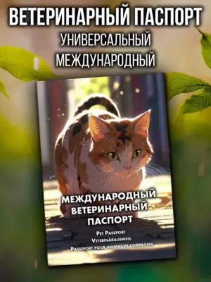 Ветеринарный паспорт для кошек и собак международный