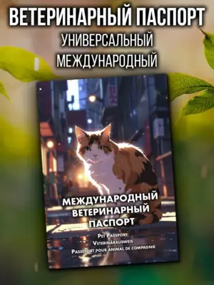 Ветеринарный паспорт для кошек и собак международный