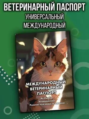 Ветеринарный паспорт для кошек и собак международный