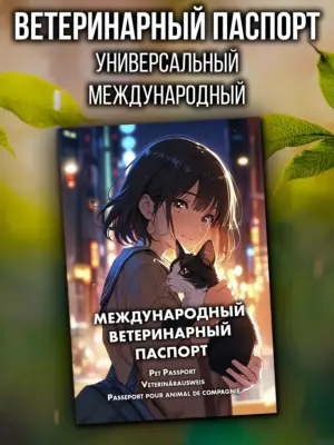 Ветеринарный паспорт для кошек, международный