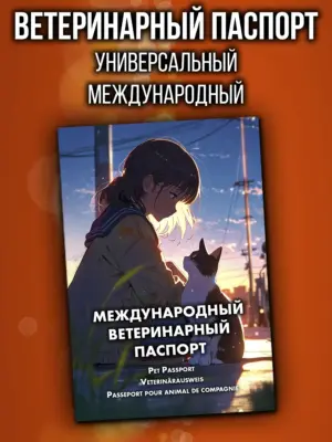Ветеринарный паспорт для кошек, международный
