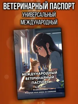 Ветеринарный паспорт для кошек, международный
