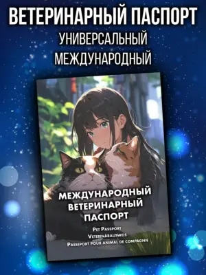 Ветеринарный паспорт для кошек и собак международный