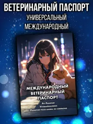 Ветеринарный паспорт для кошек и собак международный