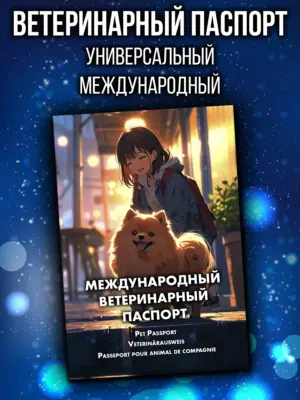 Ветеринарный паспорт для кошек и собак международный