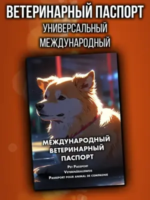 Ветеринарный паспорт для кошек и собак международный